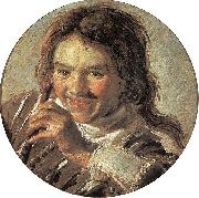 Frans Hals Boy holding a Flute oil